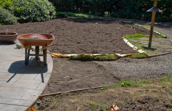 gravel path progress