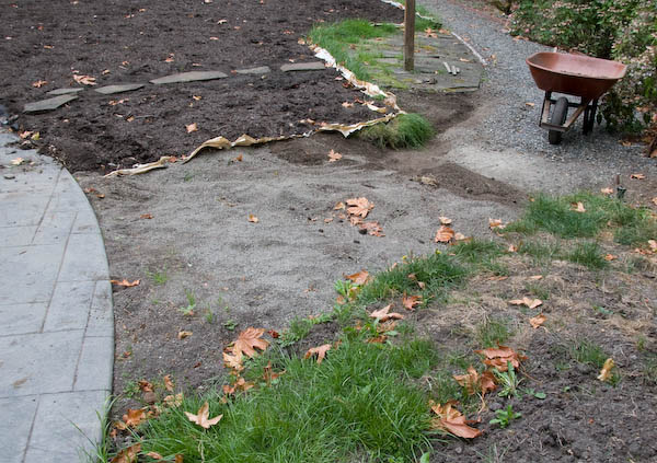 gravel path progress
