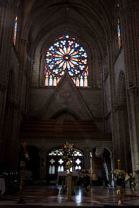 Stained Glass in the Basilica
